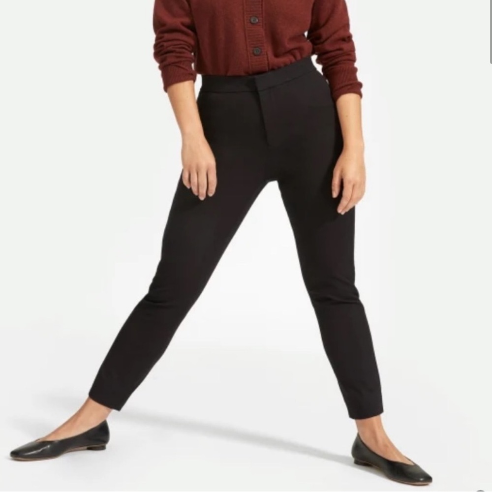 Everlane Fixed Waist Stretch Cotton Pant